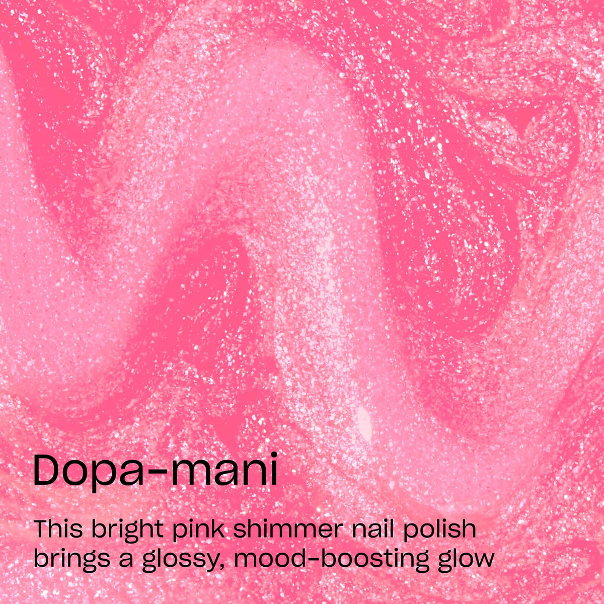 OPI Dopa-mani brush stroke on nail illustrating smooth even application benefit