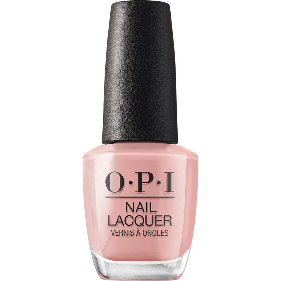 OPI bottle front view showing Dulce de Leche color and glossy finish benefit