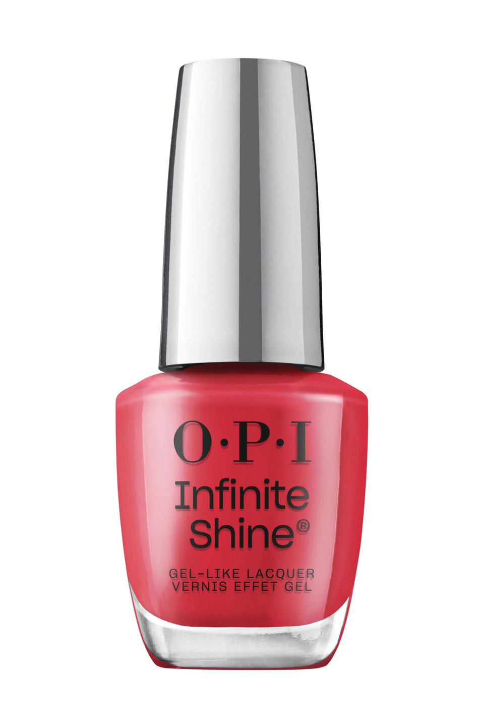 OPI Dutch Tulips front bottle showing glossy pink-red crème benefit