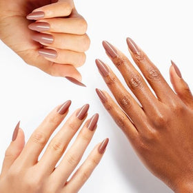 OPI El Mat-Adoring You application step layout with tools and glue for quick, beginner-friendly results