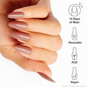 OPI El Mat-Adoring You close-up of nail surface texture highlighting smooth durable finish and chip resistance