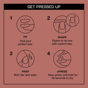 OPI El Mat-Adoring You spread of 30 tips in multiple sizes demonstrating custom fit for every nail