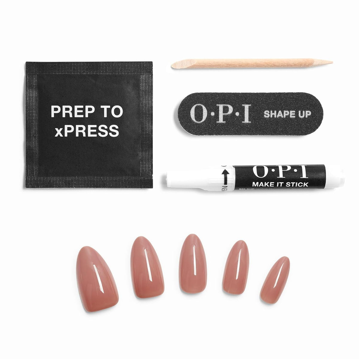 OPI El Mat-Adoring You removed tips cleaned and stored to show reusability and sustainable reuse