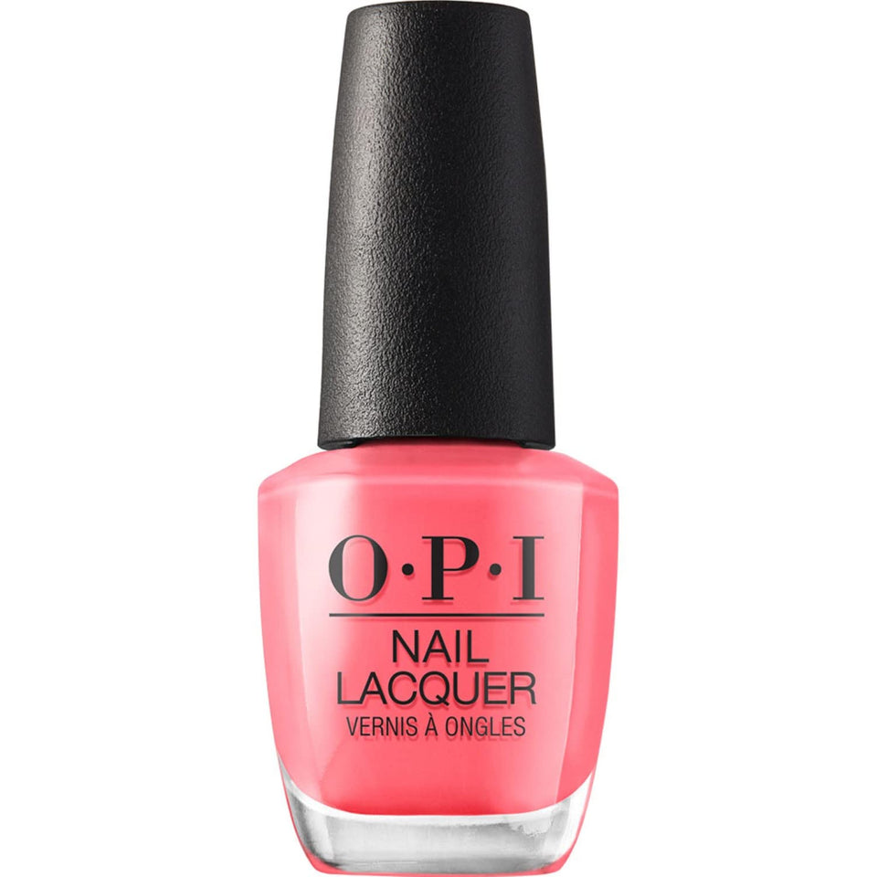 OPI ElePhantastic Pink bottle front showing color and glossy finish benefit