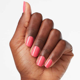 OPI brush stroke close-up revealing smooth crème texture and streak-free result