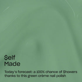 OPI $elf Made pro-wide brush close-up demonstrating smooth application and full coverage