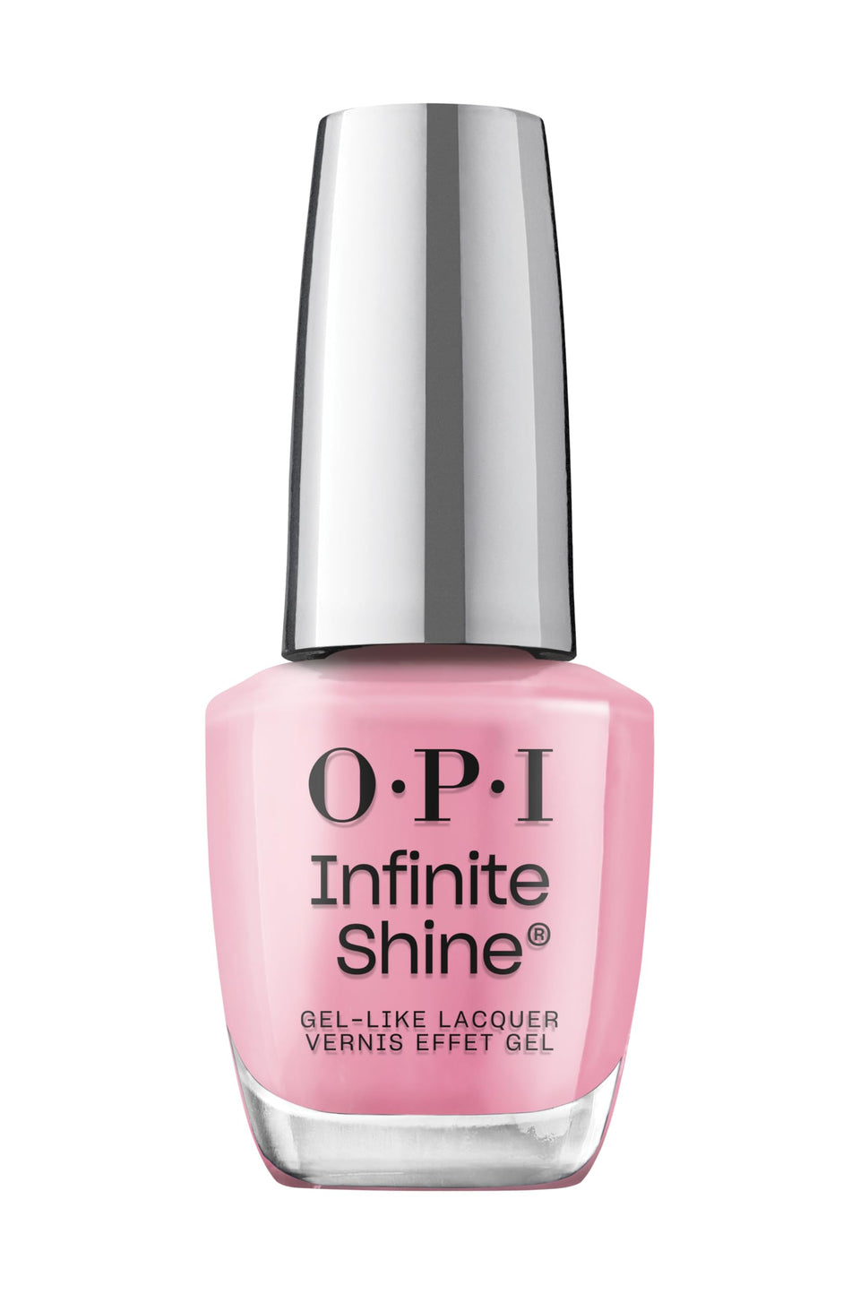 OPI bottle front packaging showing Flamingo Your Own Way and brand shine
