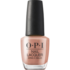 OPI bottle front view showing mauve-lilac crème and glossy finish benefit