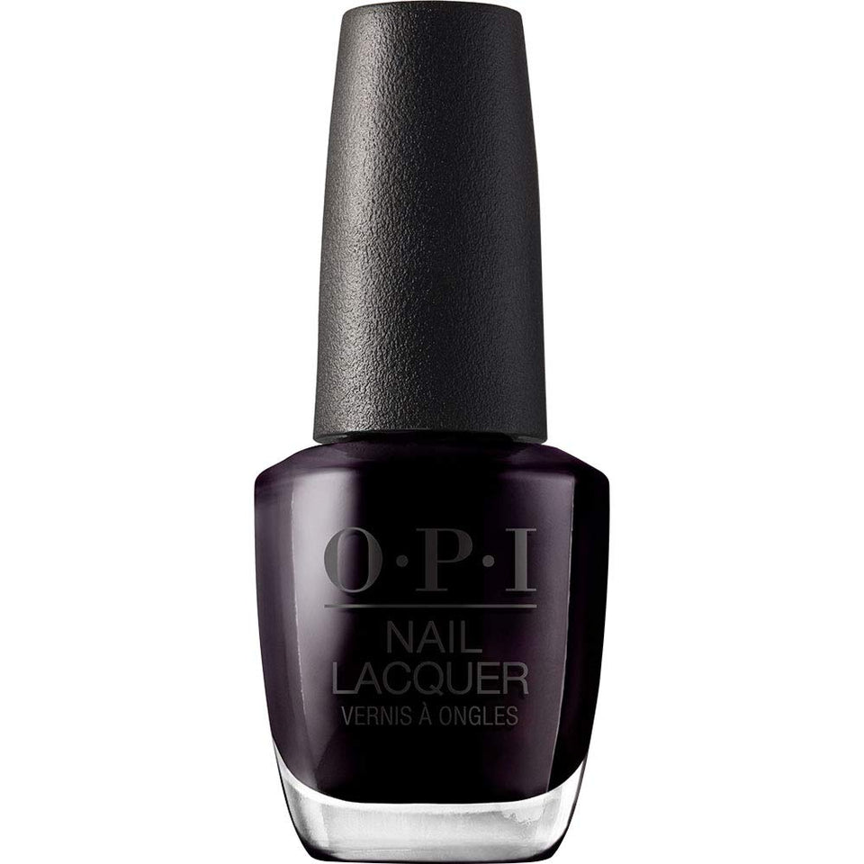 OPI bottle front packaging showing Lincoln Park After Dark, rich color benefit