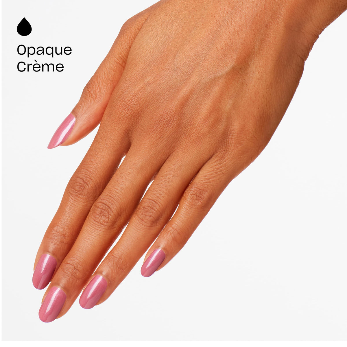OPI gel bottle label and cap clearly displaying brand and shade