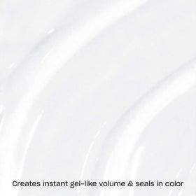 Nail swatch with OPI top coat showing gel-like shine benefit