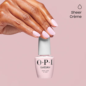 OPI cured nails top view displaying salon-quality shine benefit