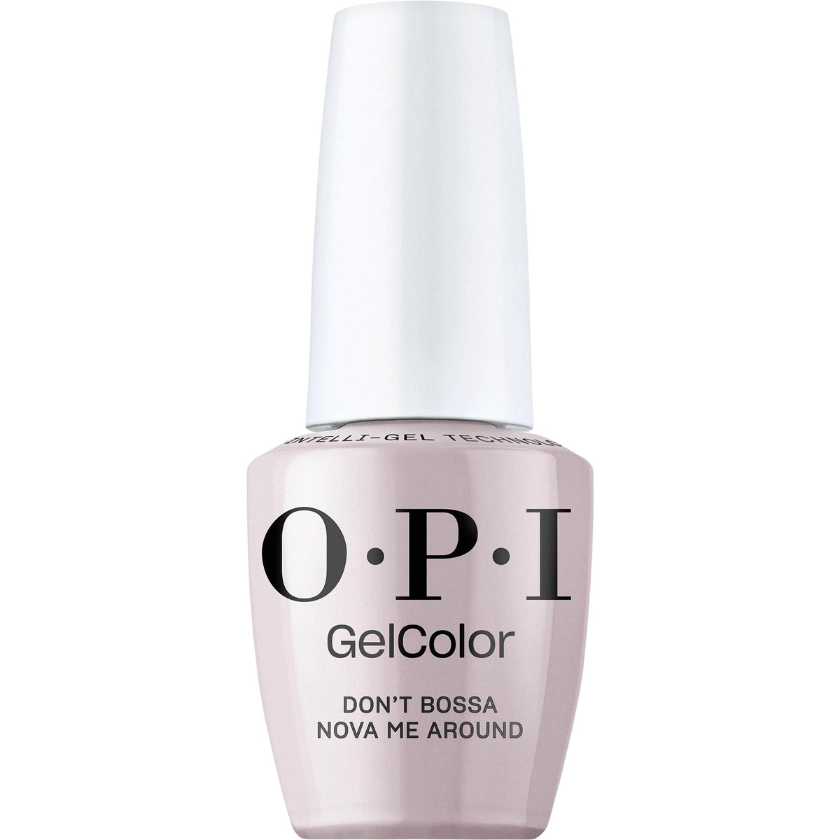 OPI bottle front view showing cool neutral purple-gray shade and salon shine
