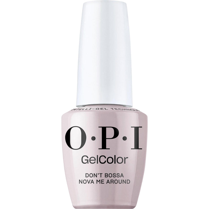 OPI bottle front view showing cool neutral purple-gray shade and salon shine