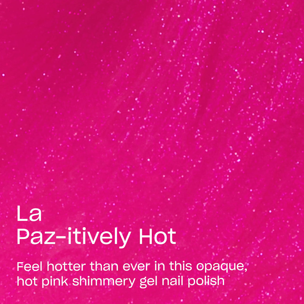 OPI brush stroke swatches of La Paz-itively Hot showing opaque smooth coverage