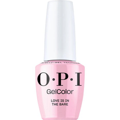 OPI bottle front view showing sheer pink shade and salon finish