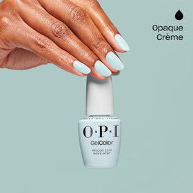 OPI GelColor close-up of gel texture demonstrating rich pigment and gloss