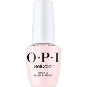 OPI bottle front view showing OPI’m a Bubble Bunny and salon-grade finish