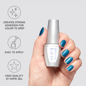 OPI GELement glossy texture close-up illustrating high-shine finish and even film