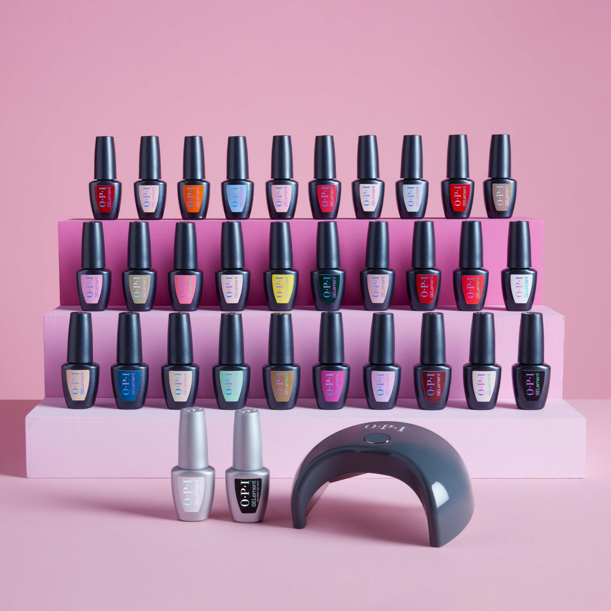 OPI swatch wheel displaying Shake Your Blue-ty color for selection clarity