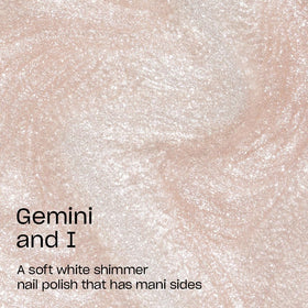 OPI Gemini and I brush stroke demonstrating smooth application and even coverage