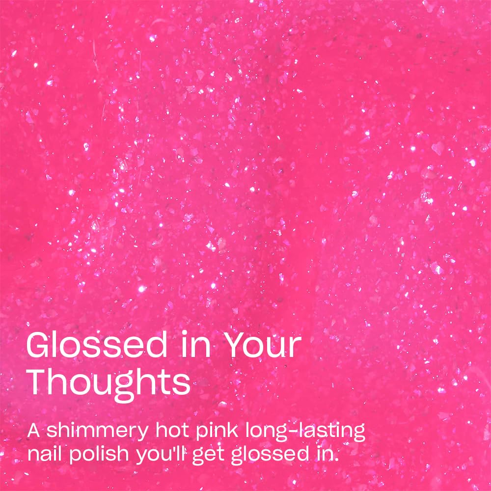 OPI nail swatches on tips displaying buildable sheer pink shimmer benefit