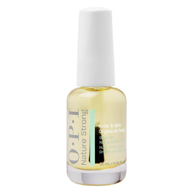 OPI bottle front view showing sleek packaging and compact travel size benefit