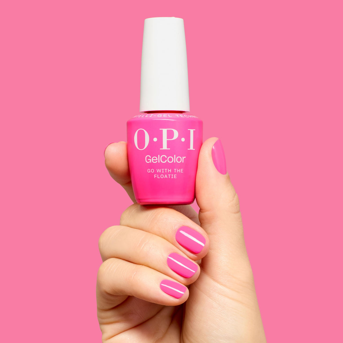 OPI bottle shown on white for scale demonstrating 0.5 fl oz size and professional polish