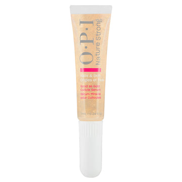 OPI Good as Gold front packaging showing compact travel-friendly bottle and brand
