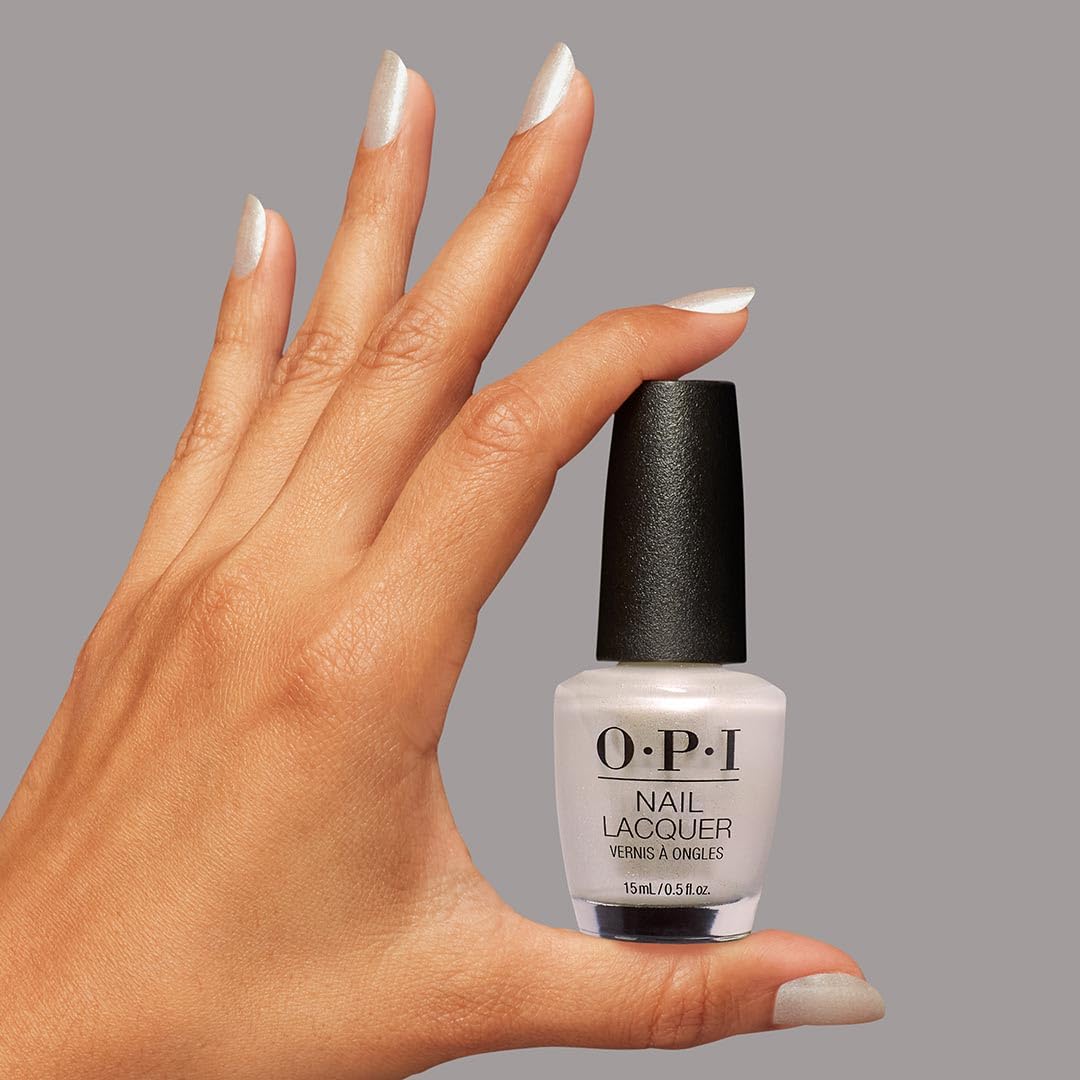 OPI macro of shimmer texture highlighting pearly luminous effect