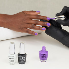 OPI Summer 2026 collection flatlay including Here Plums the Sun shade
