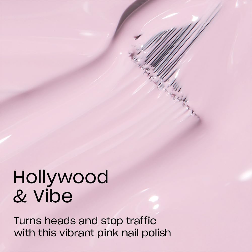 OPI Hollywood & Vibe brush stroke demonstrating smooth, streak-free coverage benefit