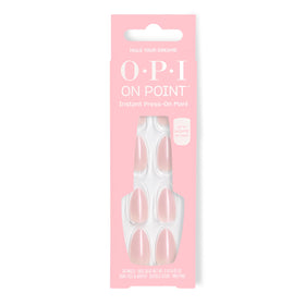 OPI front packaging showing holographic blush pink nails and brand for an elegant look