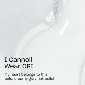 OPI brush stroke on white tile showing smooth, streak-free coverage benefit