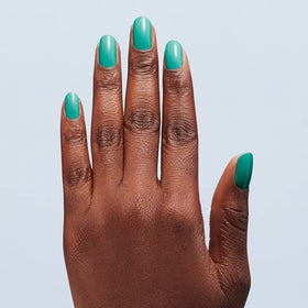 OPI on fingernails showing salon shine and chip-resistant benefit