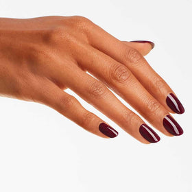 OPI lacquer paint drop texture close-up highlighting streak-free formula benefit