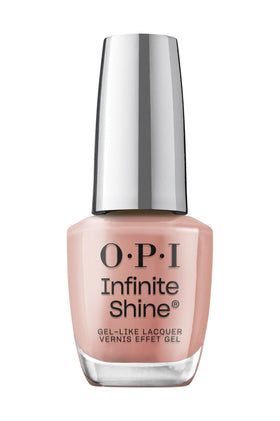 OPI bottle front packaging showing Barefoot in Barcelona and glossy benefit
