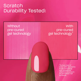 OPI polish bottle in a lifestyle setting conveying salon-quality shine