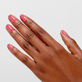 OPI bottle on vanity illustrating At Strong Last as everyday salon alternative