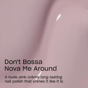 OPI close-up nail swatch on fingertip showing opaque crème coverage benefit