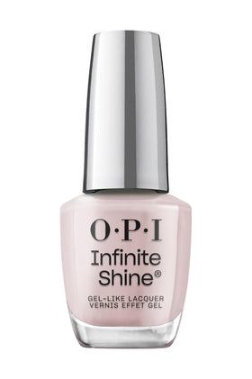 OPI bottle front view showing nude pink shade and glossy finish benefit