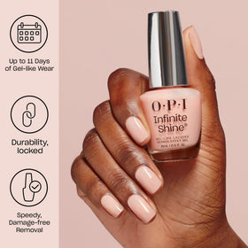 OPI Infinite Shine pro-wide brush close-up for even quick application benefit