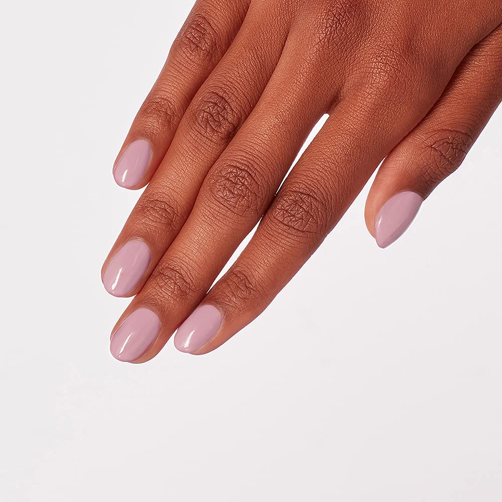 OPI ink on canvas nail closeup highlighting creamy finish and chip resistance