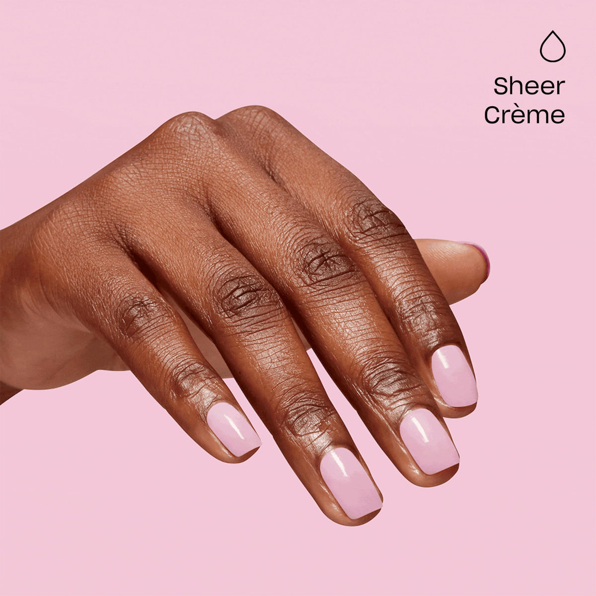 Cured nails close-up showing OPI gel high-shine and chip resistance
