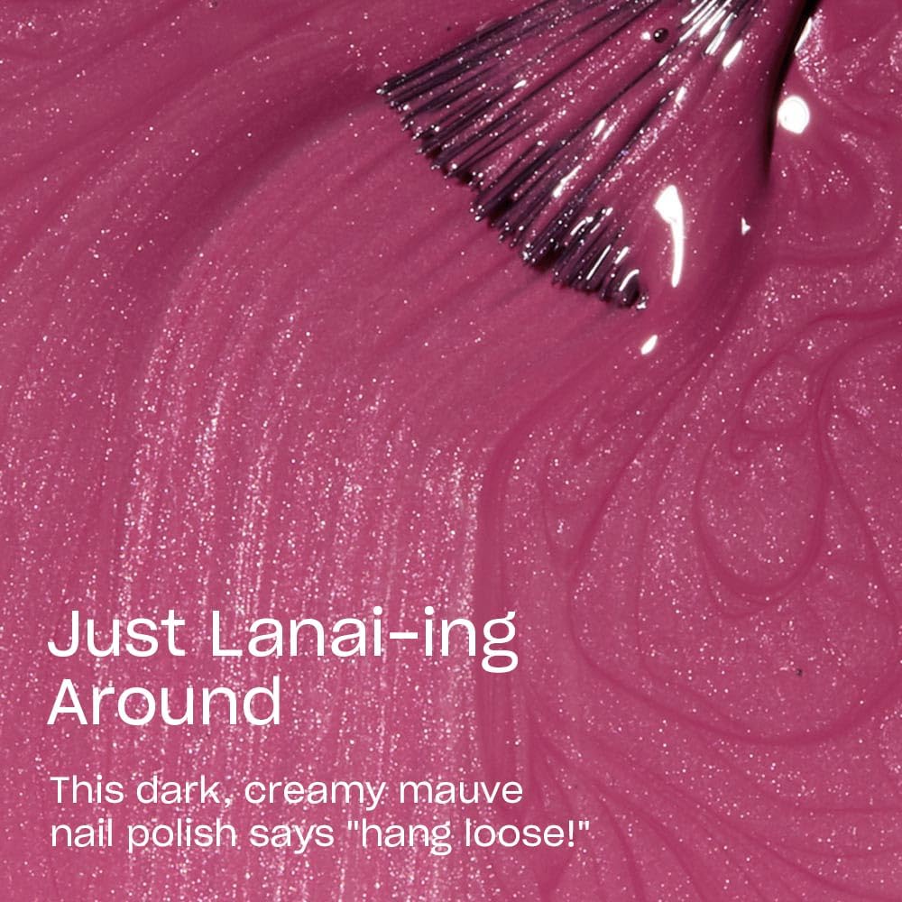 OPI wide brush detail demonstrating smooth application and even coverage