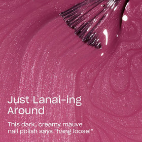 OPI wide brush detail demonstrating smooth application and even coverage