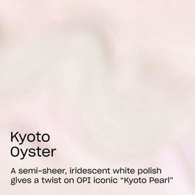 OPI brush stroke of Kyoto Oyster showing smooth application benefit