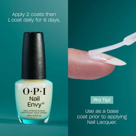 OPI label and ingredient list showing vitamins and Tri-Flex Technology benefits