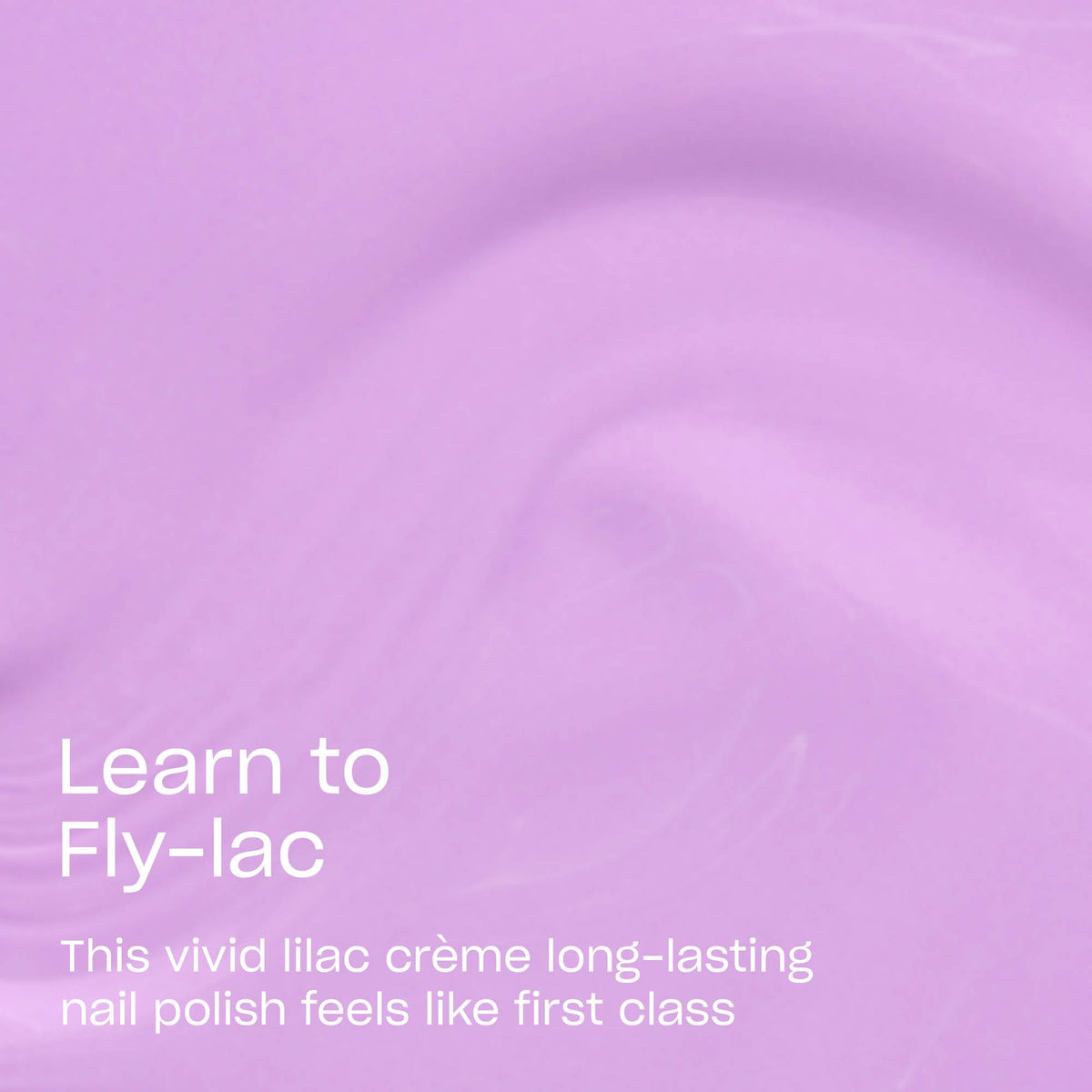 OPI Learn to Fly-lac brush stroke displaying smooth coverage and easy application benefit