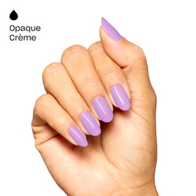 OPI Learn to Fly-lac bottle beside ruler for size comparison showing travel-friendly benefit
